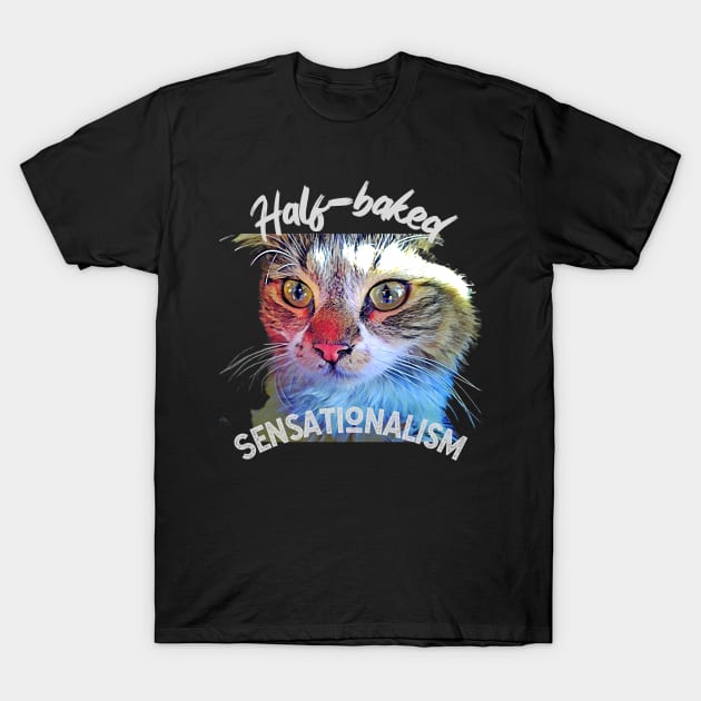 Half-baked Sensationalism (cute kitty) T-Shirt by PersianFMts